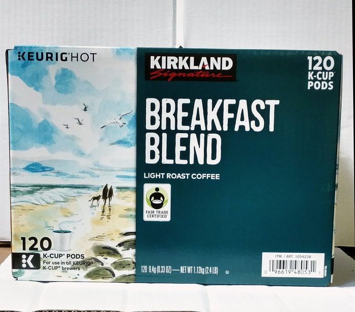 Kirkland breakfast blend nutrition facts