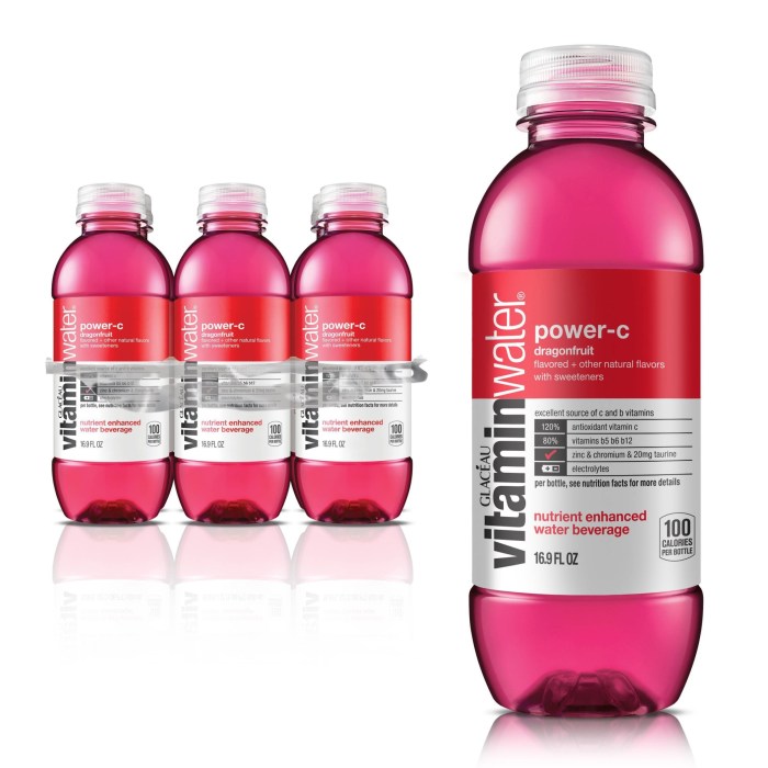 Vitamin Water Dragon Fruit Nutrition Facts